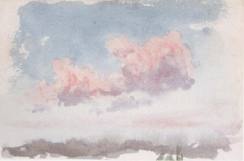 James Walter Robert Linton Untitled(Pink cloud study) oil painting image